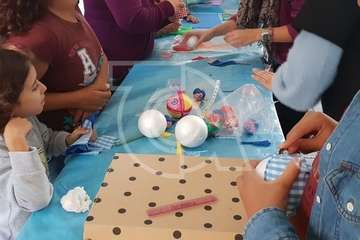 Desangelada clausura de la campaña de recogida juguetes en Telde (Foto Antonio Alí y TA)